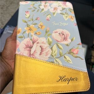 Floral Women's Clutch - Yellow and Pink